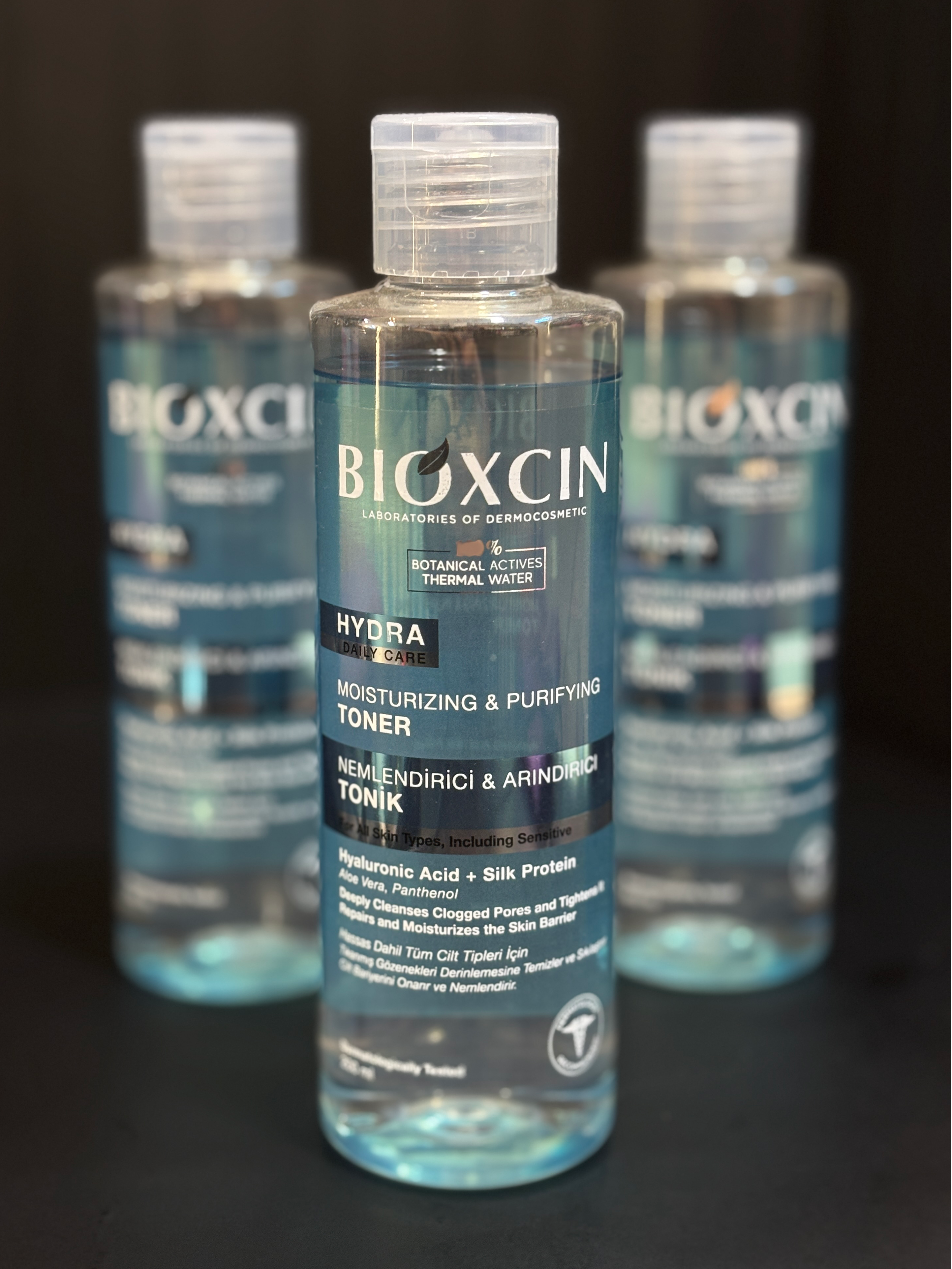 تونر مرطوب‌کننده و پاک‌کننده بیوکسین هیدرا ۲۰۰ میل| Bioxcin Hydra Moisturizing & Purifying Toner 200ml